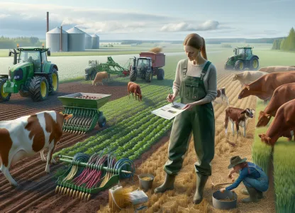 Image that illustrates Salary and Working Conditions for a Mixed Farm Caretaker