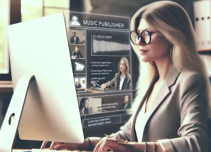 Bild som illustrerar Musikförläggare-med-chefshiearki