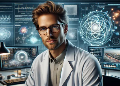 Bild som illustrerar Partikelfysiker