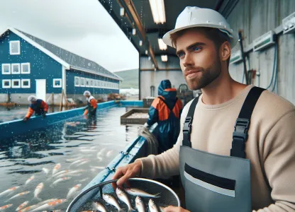 Bild som illustrerar Fiskodlingsarbetare