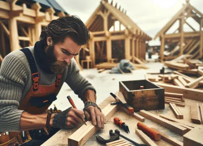 Bild som illustrerar Timmerman-husbyggnad