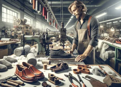 Image that illustrates Clog Maker: A Profession in the Textile and Leather Industry