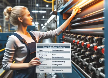 Bild som illustrerar Torkare-pappersindustri