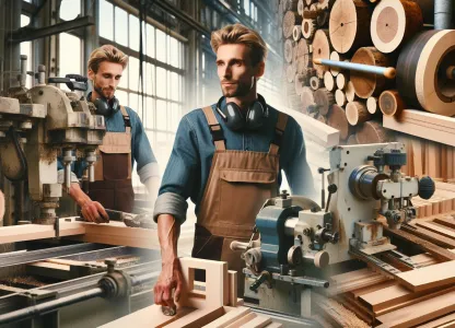 Bild som illustrerar Träarbetare-maskinsnickare