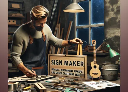 Bild som illustrerar Skylttillverkare-hantverk