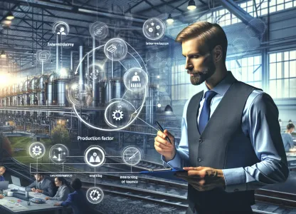 Bild som illustrerar Produktionsfaktor