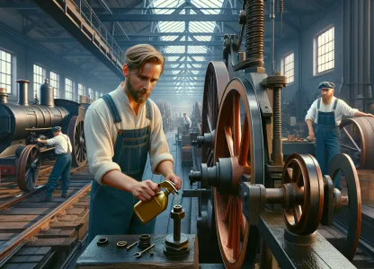 Bild som illustrerar Vagnsmörjare