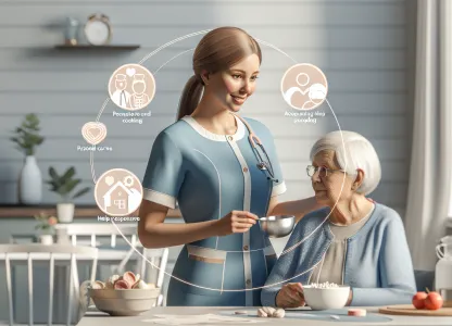 Bild som illustrerar Vårdbiträde-hemtjänst