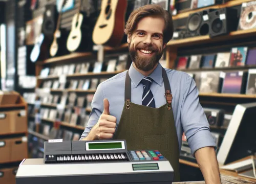 Image that illustrates Salary for Music Store Salesperson – Education, Tasks & Career