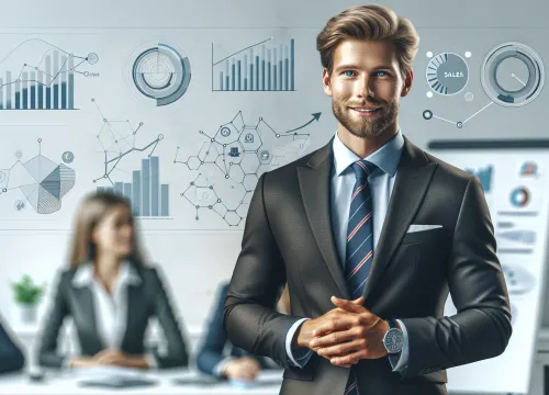 Image that illustrates Salary for Business Salesperson – education, tasks & career