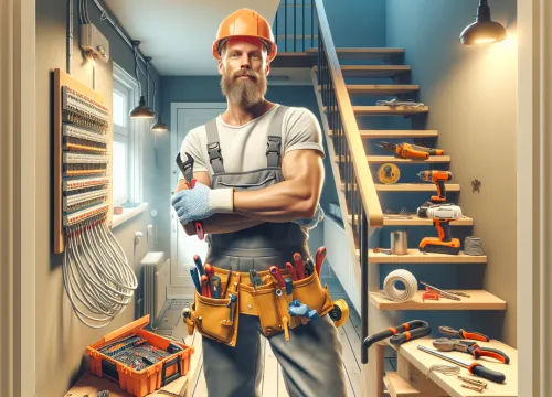 Image that illustrates Electrician Salary within Installation – Education, Tasks & Career