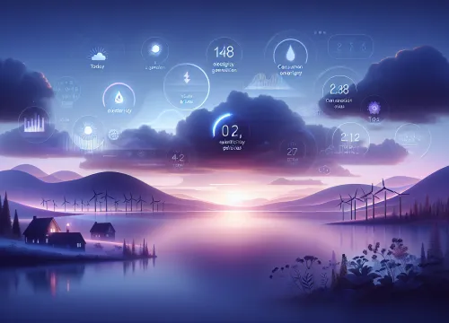 Image that illustrates Today's and Tomorrow's Electricity Prices in Sweden - May 5 and 6, 2024