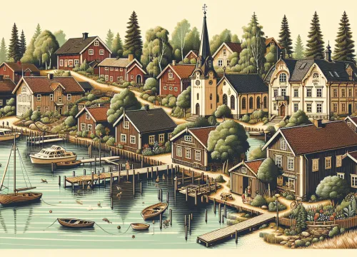 Image that illustrates Hjo Municipality – facts & statistics on taxes, economy and population