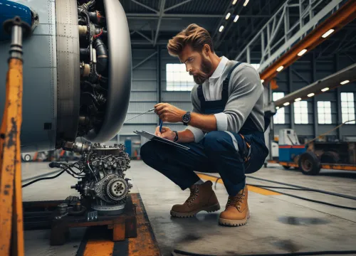 Image that illustrates Aircraft Technician Salary – Education, Tasks & Career