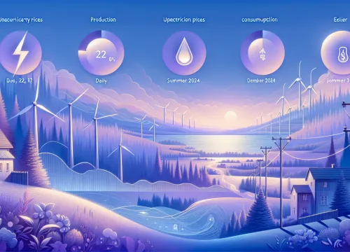 Image that illustrates Electricity Prices April 21-22, 2025: Free Energy and Most Expensive Hours