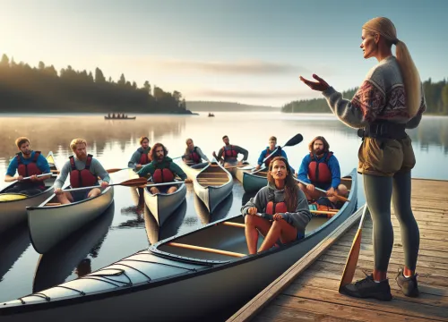 Image that illustrates Canoe Coach Salary – Education, Tasks & Career