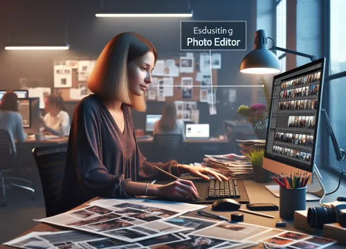Bild som illustrerar Lön Bildredaktör – utbildning, arbetsuppgifter & karriär