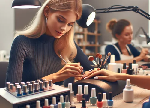 Image that illustrates Nail Technician Salary – Education, Tasks & Career