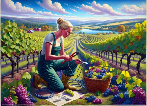 Image that illustrates Winegrower salary – education, tasks & career