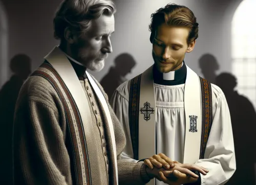 Image that illustrates Deacon salary – education, tasks & career