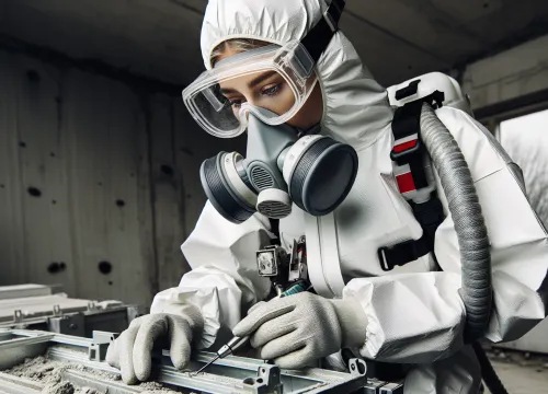Image that illustrates Asbestos Remover Salary – Education, Tasks & Career