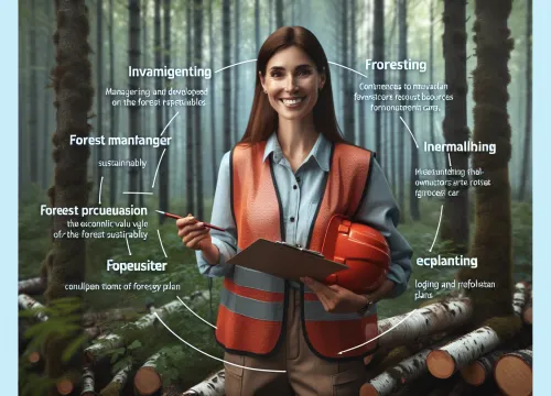 Image that illustrates Salary Forest Manager in Administration – Education, Tasks & Career
