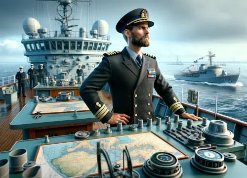 Image that illustrates Naval Captain Salary – Education, Tasks & Career