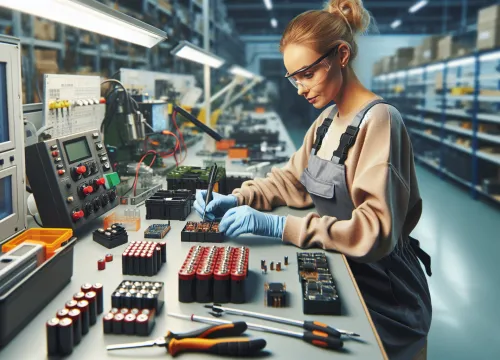 Image that illustrates Battery Worker Salary – Education, Tasks & Career