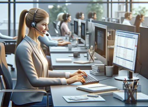 Image that illustrates Call Center Salary – Phone Answering, Education & Tasks