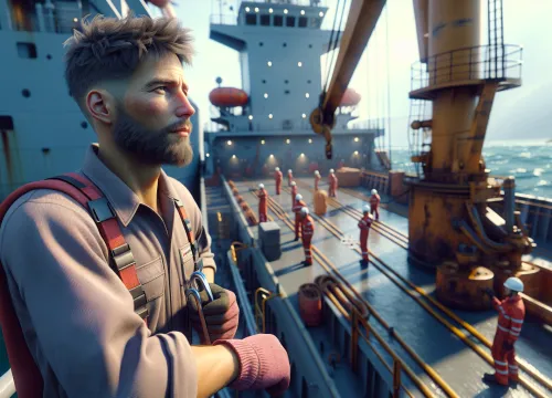 Image that illustrates Deckhand salary – education, tasks & career