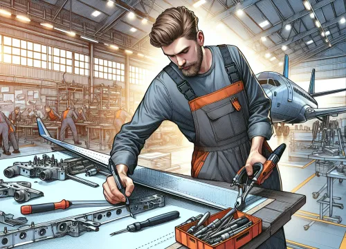 Image that illustrates Sheet Metal Workers in Aviation – Salary, Education, Tasks & Career