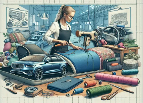 Image that illustrates Salary for Tailors in Car Upholstery – Education, Tasks & Career