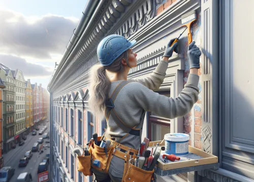 Image that illustrates Facade Renovator Salary – Education, Tasks & Career