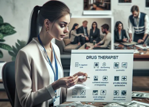 Bild som illustrerar Lön Drogterapeut – utbildning, arbetsuppgifter & karriär