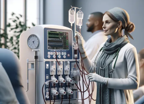 Image that illustrates Dialysis Assistant salary – education, tasks & career