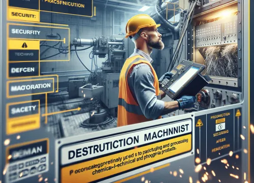Bild som illustrerar Destruktionsmaskinist lön – utbildning, arbetsuppgifter & karriär