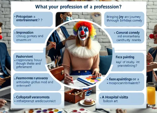 Image that illustrates Clown salary – education, tasks & career