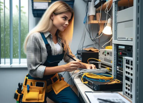 Image that illustrates Broadband Technician Salary – Education, Tasks & Career