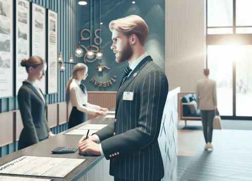 Image that illustrates Booking Clerk Salary in Hotels – Education, Tasks & Career