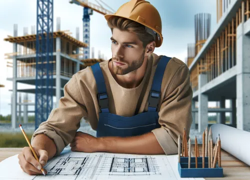 Bild som illustrerar Betongingenjör lön – utbildning, arbetsuppgifter & karriär