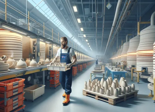Image that illustrates Unloader Salary in Ceramic Firing – Education, Tasks & Career