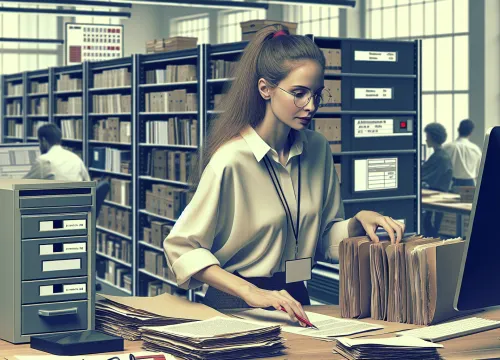 Image that illustrates Archivist Manager salary – education, tasks & career