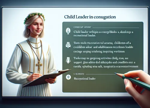 Image that illustrates Salary Children's Leader in the congregation – education, tasks & career