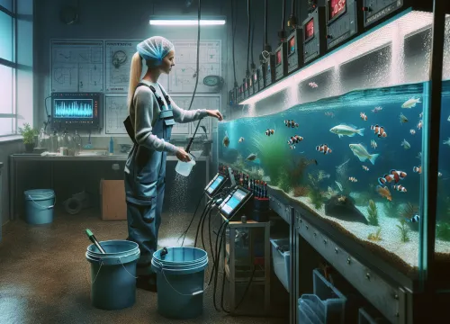 Image that illustrates Aquarium Technician Salary – Education, Tasks & Career