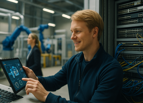Bild som illustrerar Industriell datakommunikation & IIoT i Sverige