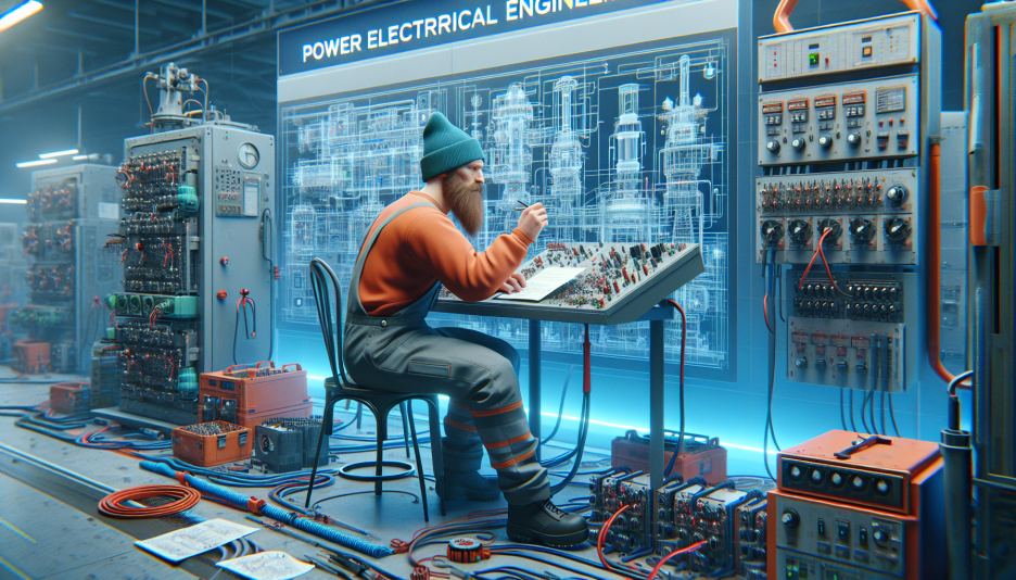 Image representing the profession of Master of Science in Engineering, electric power