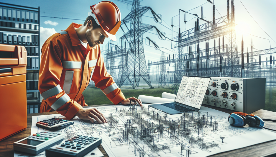 Image representing the profession of Electrical engineer, civil engineer
