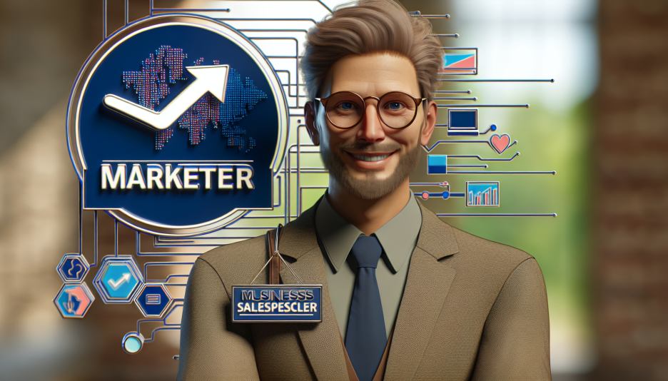 Image representing the profession of Marketer, salesman