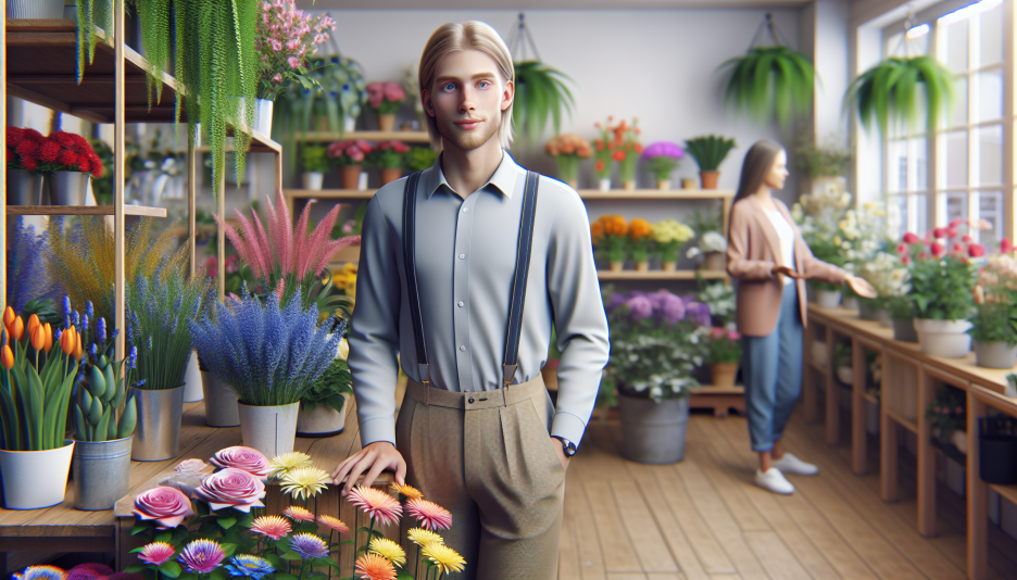 Bild som representerar yrket Butikssäljare, blommor m.m