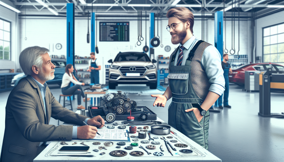 Image representing the profession of Service consultant, car workshop